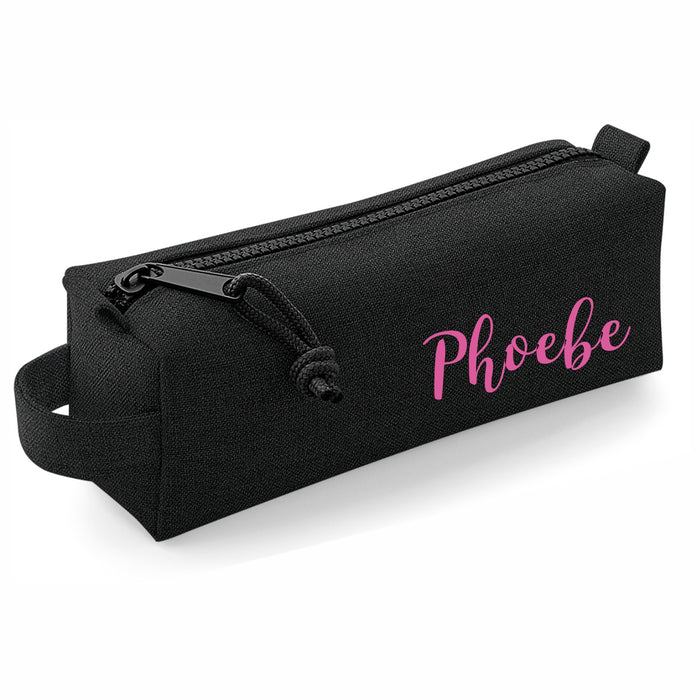 Black Block Style Pencil Case