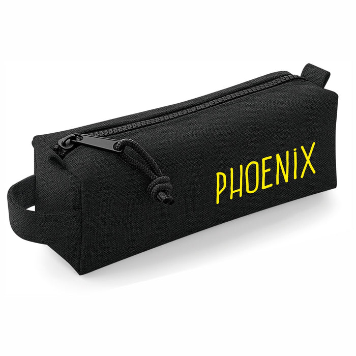 Black Block Style Pencil Case