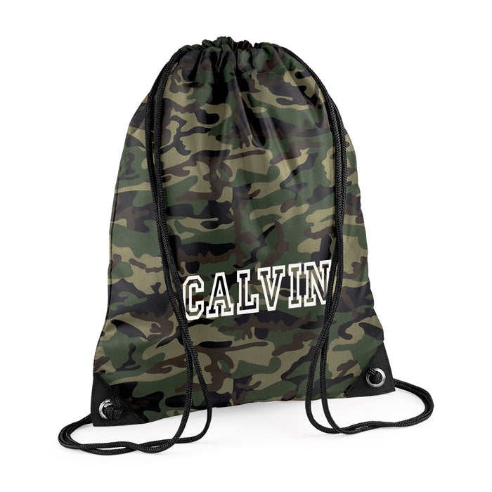 Pump/Swim Bag/Gym Sack Printed with Name