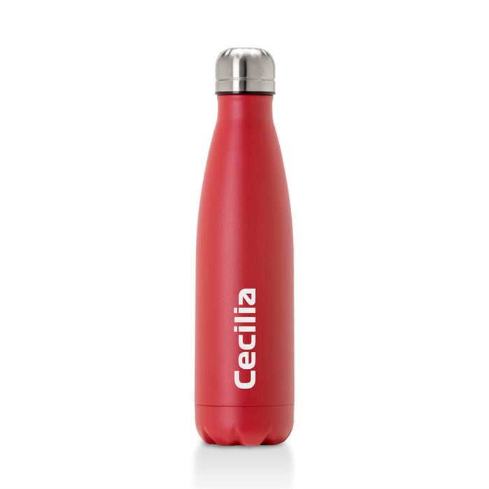 Water Bottle Printed with name