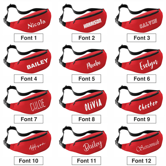 Belt/Bum Bag Printed with Name