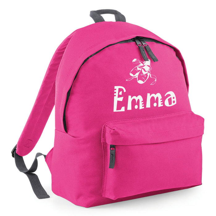 Backpack Printed with Name Junior and Adult Sizes Nametape Express