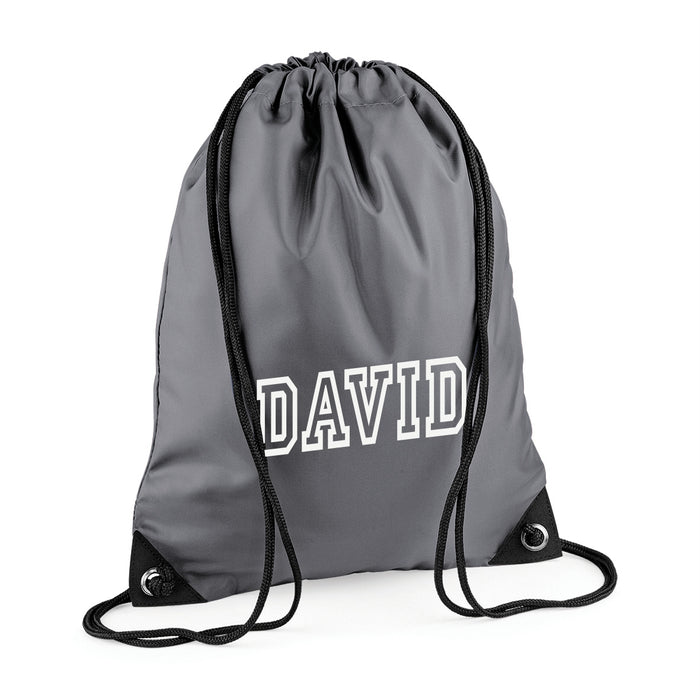 Pump/Swim Bag/Gym Sack Printed with Name