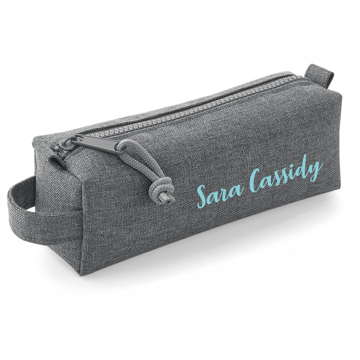 Grey Block Style Pencil Case