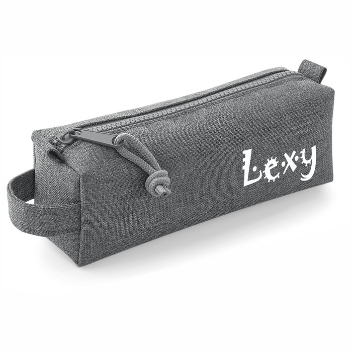 Grey Block Style Pencil Case