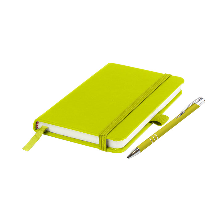 Mini A6 Personalised Notebooks and matching Pen - Twin Pack