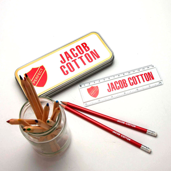 Personalised Tin Set - Prefect Design