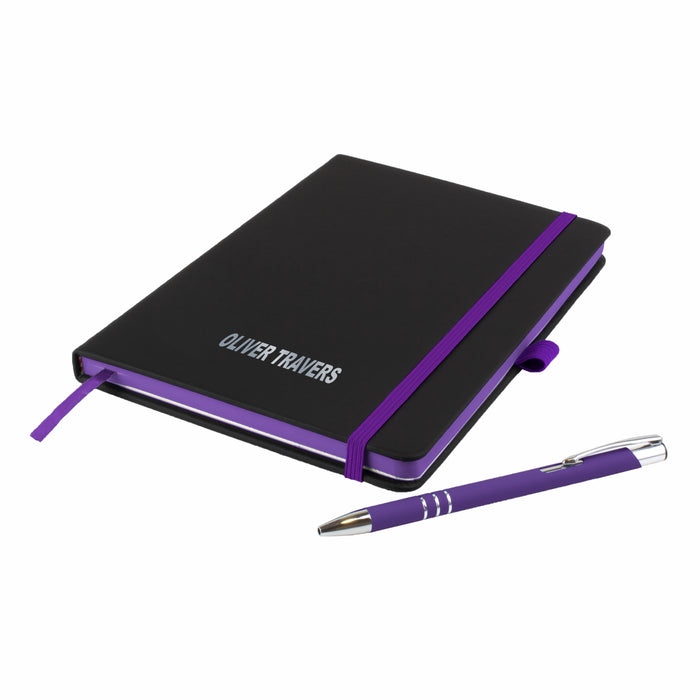 'The Edge' Personalised Notebook and Matching Pen