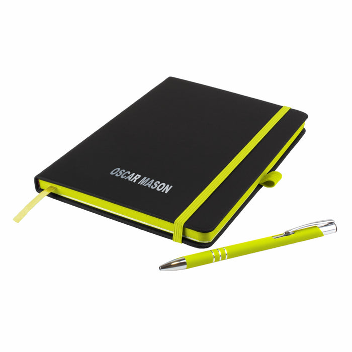 'The Edge' Personalised Notebook and Matching Pen
