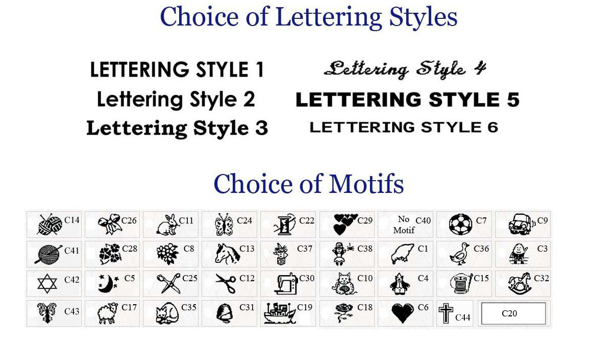 Craft & Hobby Labels Half Inch