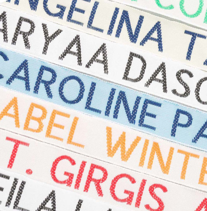 Half Inch Wide Woven Nametapes