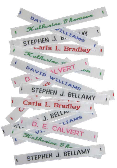 Iron-On Woven Name Tapes/Labels for School Uniform