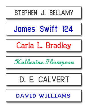 Woven Name Tapes/Labels for School Uniform