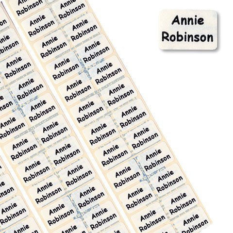 Mini Iron-On Printed Name Tapes