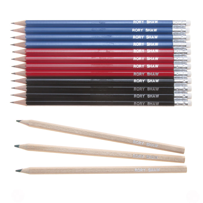 12 Graphite & 3 Rainbow Lead Pencils