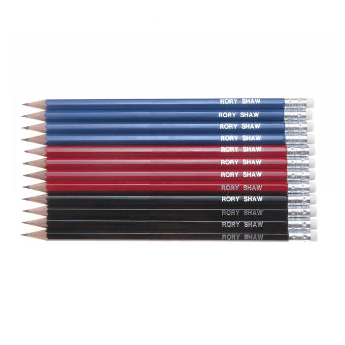 HB Graphite Pencils Printed with Name