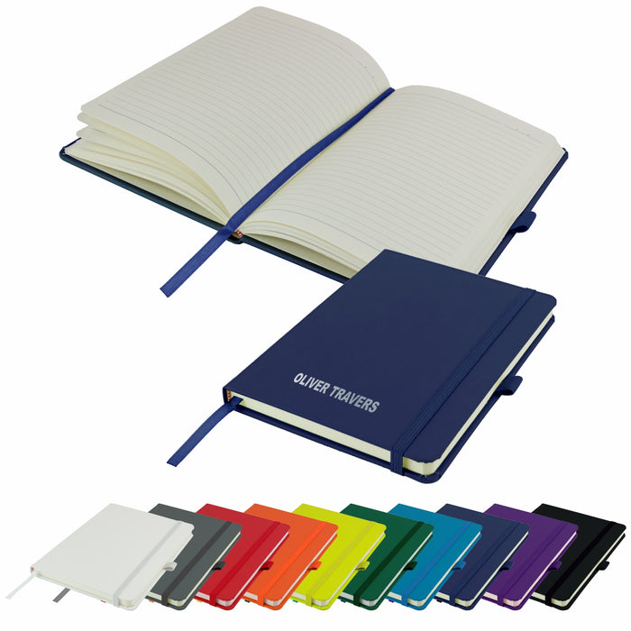 Personalised A5 Notebook with 12 Pencils