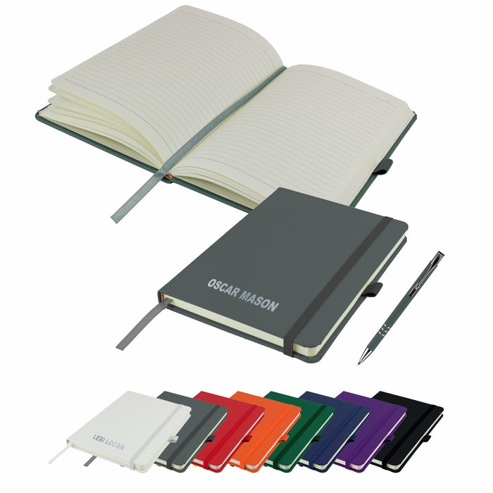 A5 & A6 Personalised Notebooks and matching Pens