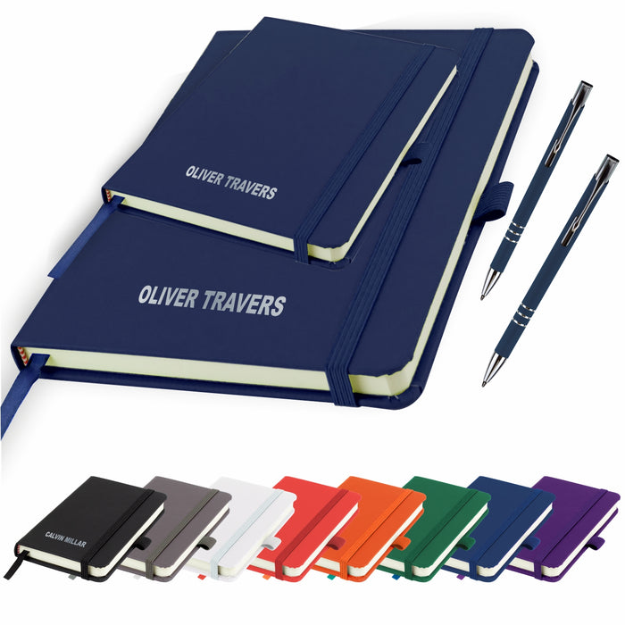 A5 & A6 Personalised Notebooks and matching Pens