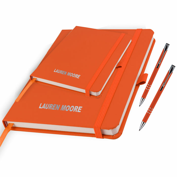 A5 & A6 Personalised Notebooks and matching Pens