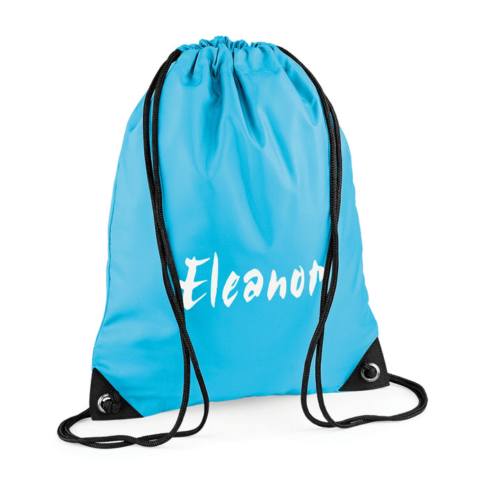 Pump/Swim Bag/Gym Sack Printed with Name