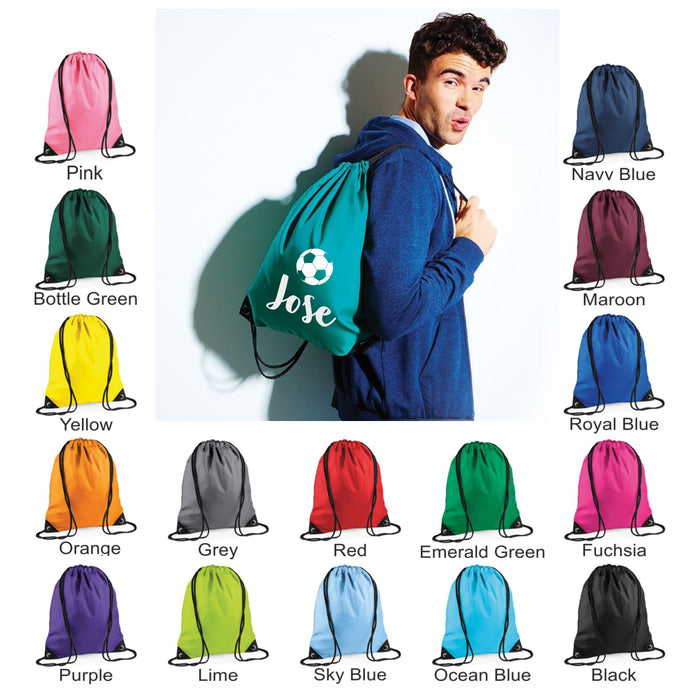 Pump/Swim Bag/Gym Sack with Name & Logo