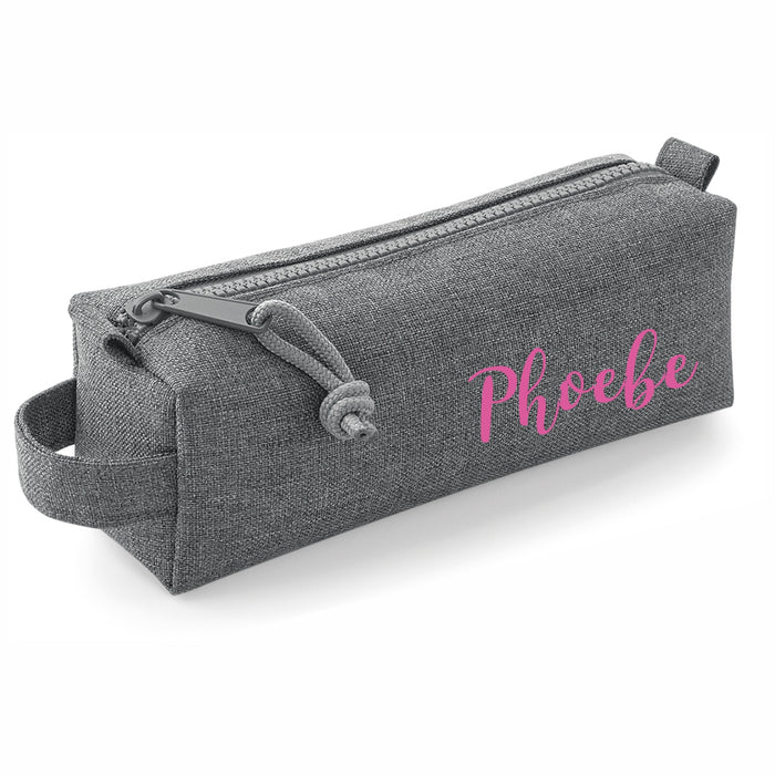 Grey Block Style Pencil Case