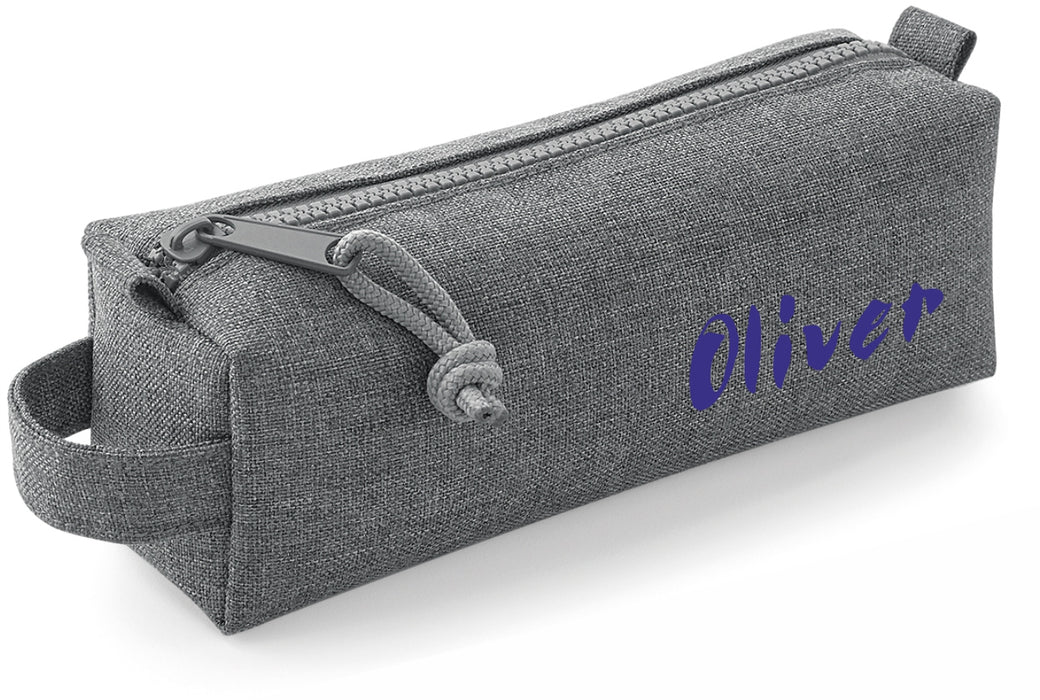 Grey Block Style Pencil Case