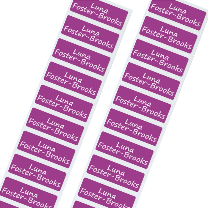 Water Bottle Labels - Dishwasher Proof Nametags