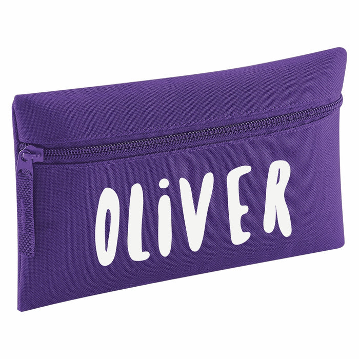 Zip Pencil Case Printed with Name