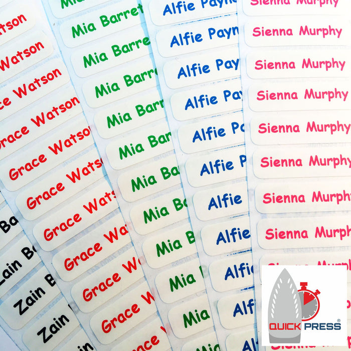 QuickPress™ Iron-on Nametapes