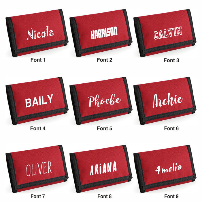 Rip Wallet - Printed with Name