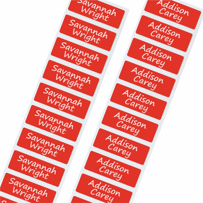 Water Bottle Labels - Dishwasher Proof Nametags