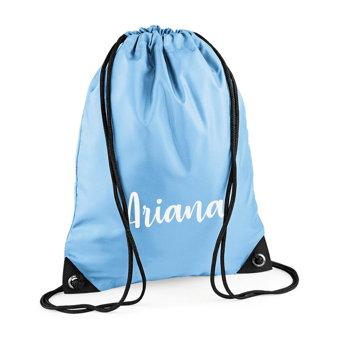 Pump/Swim Bag/Gym Sack Printed with Name