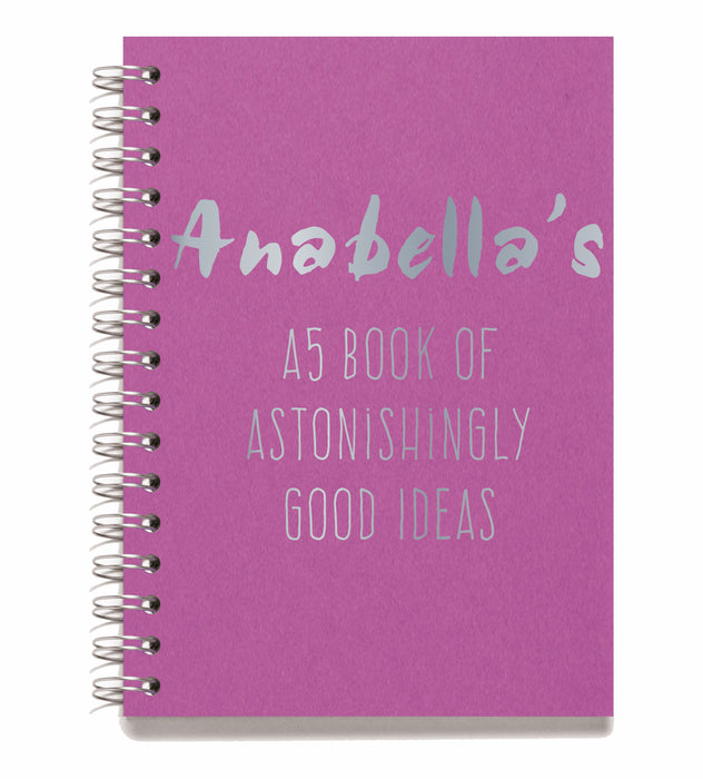 Personalised Wire Bound Note Books - Style K