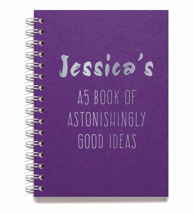 Personalised Wire Bound Note Books - Style K