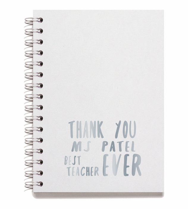 Thank you Teacher Note Books - Style M