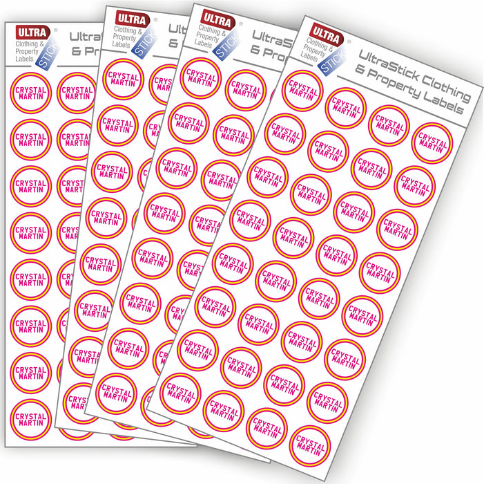 UltraStick Dots Waterproof Clothes Nametapes
