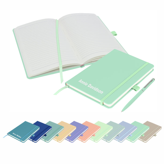 Pastel Colours - Notebooks and matching Pen