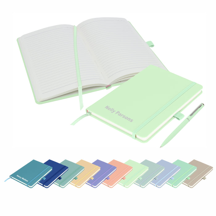 Pastel Colours - Notebooks and matching Pen