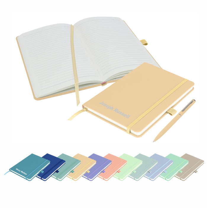Pastel Colours - Notebooks and matching Pen