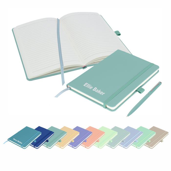 Pastel Colours - Notebooks and matching Pen