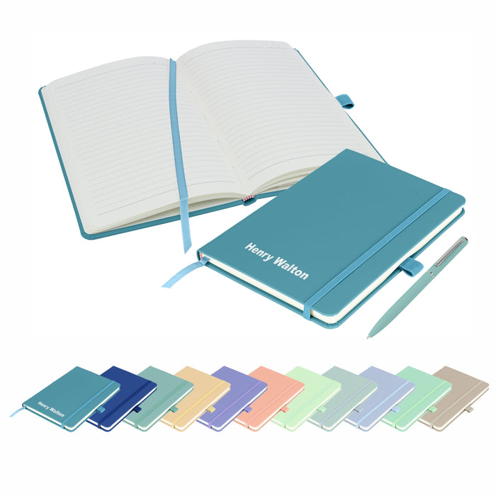 Pastel Colours - Notebooks and matching Pen