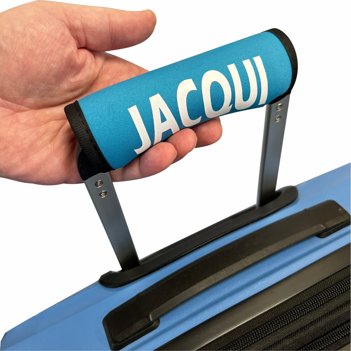 Luggage Handle Wraps Printed with Name Nametape Express