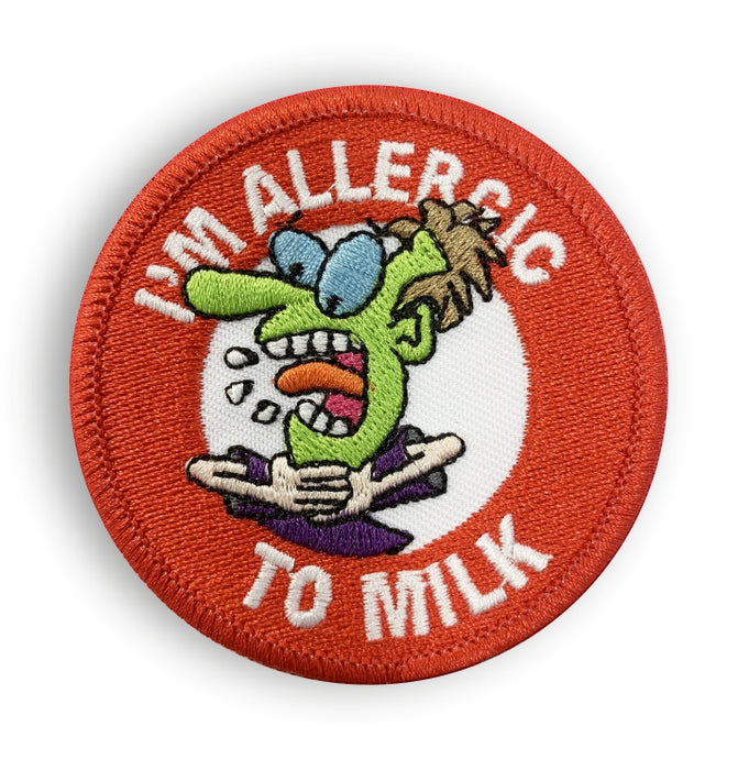 Milk Allergy Sew-on Patch/Badges