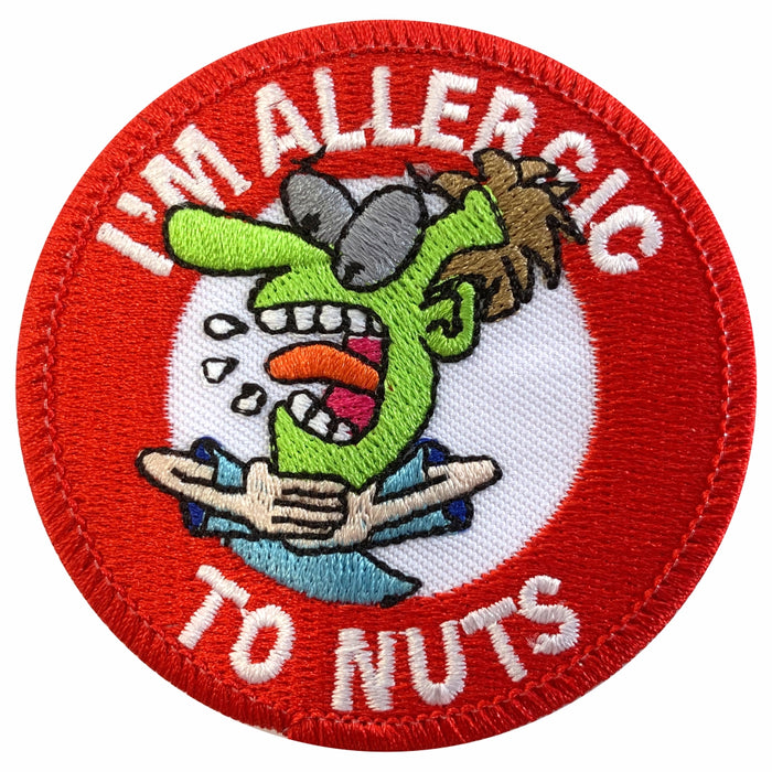 Nut Allergy Sew-on Patch/Badges