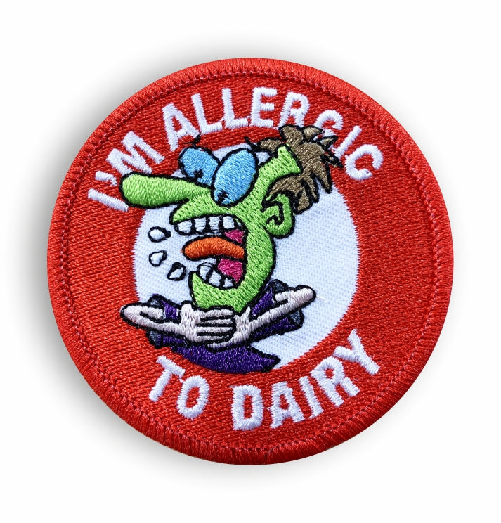 Dairy Allergy Sewon Patch/Badges — Nametape Express