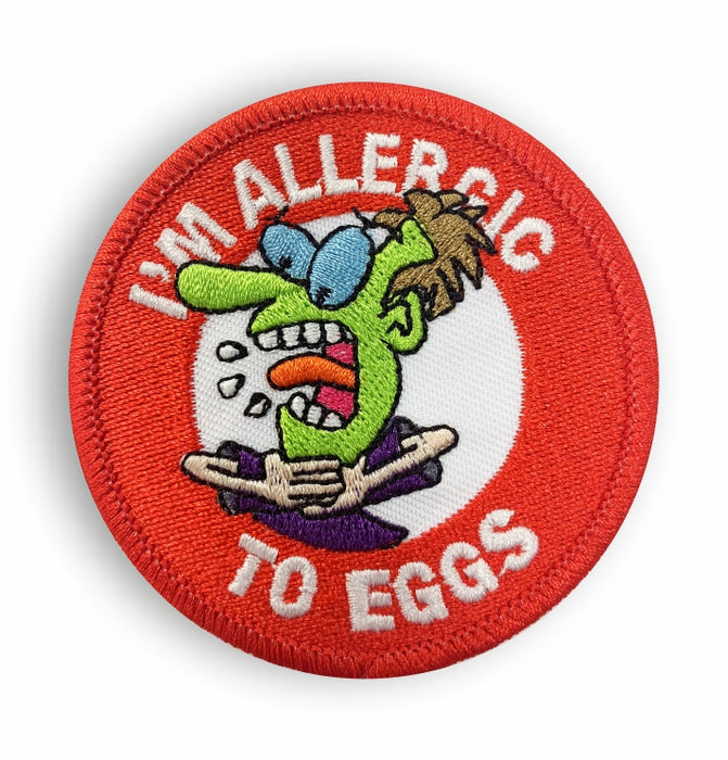 Egg Allergy Sew-on Patch/Badges