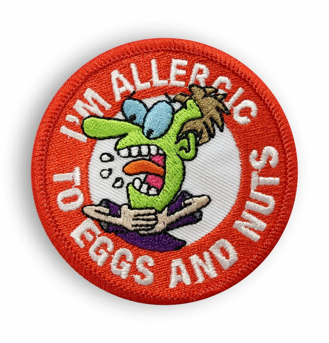 Egg & Nuts Allergy Sew-on Patch/Badges