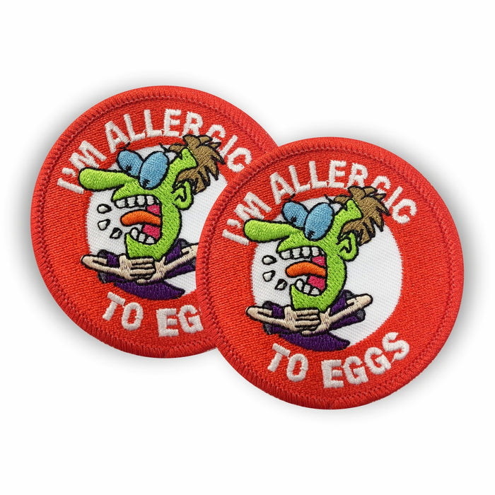 Egg Allergy Sew-on Patch/Badges
